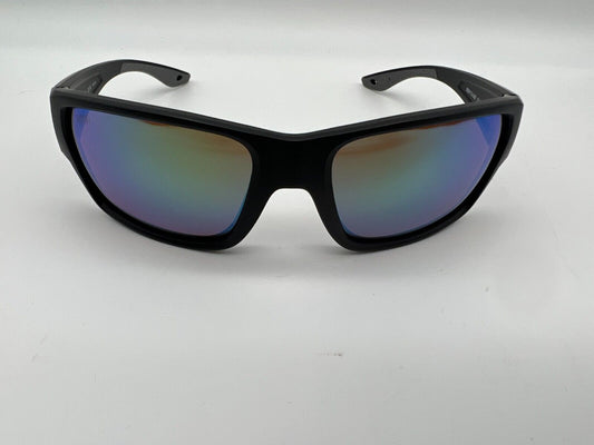 New Authentic Costa Sunglasses-Tailfin-Matte Black w/Green Mirror-580G