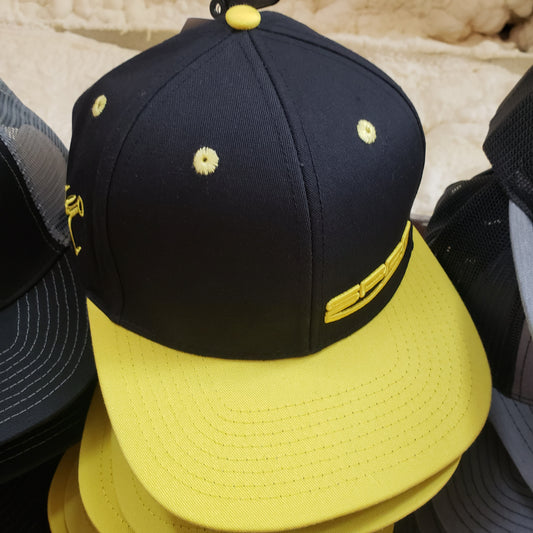 SPRO Flatbill Hat-Yellow/Black/Yellow