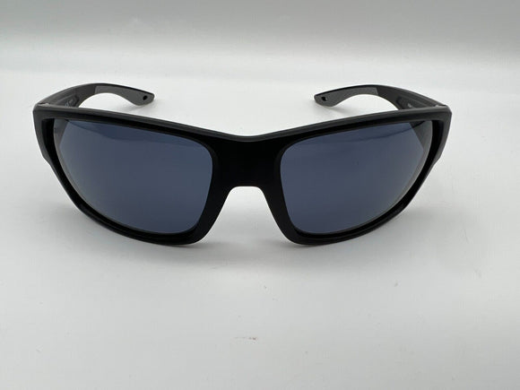 New Authentic Costa Sunglasses-Tailfin-Matte Black w/Gray Lens-580G