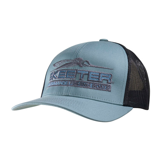 New Authentic Skeeter Trucker Hat-Smoke Blue/Charcoal