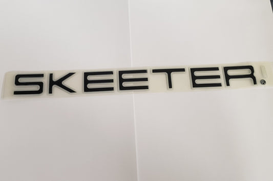 New Authentic Skeeter Emblem-Black 14"