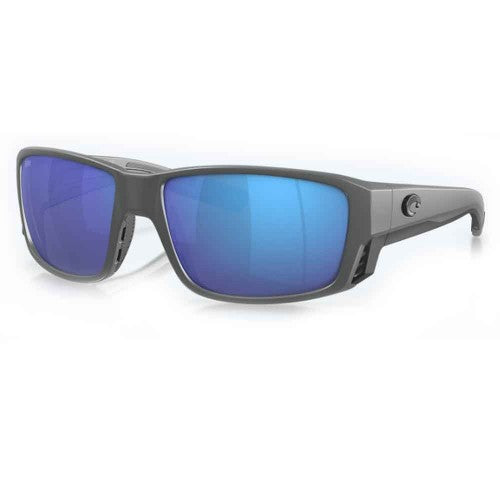 New Authentic Costa Sunglasses-Tuna Alley Pro-Gray w/Blue Mirror-580G