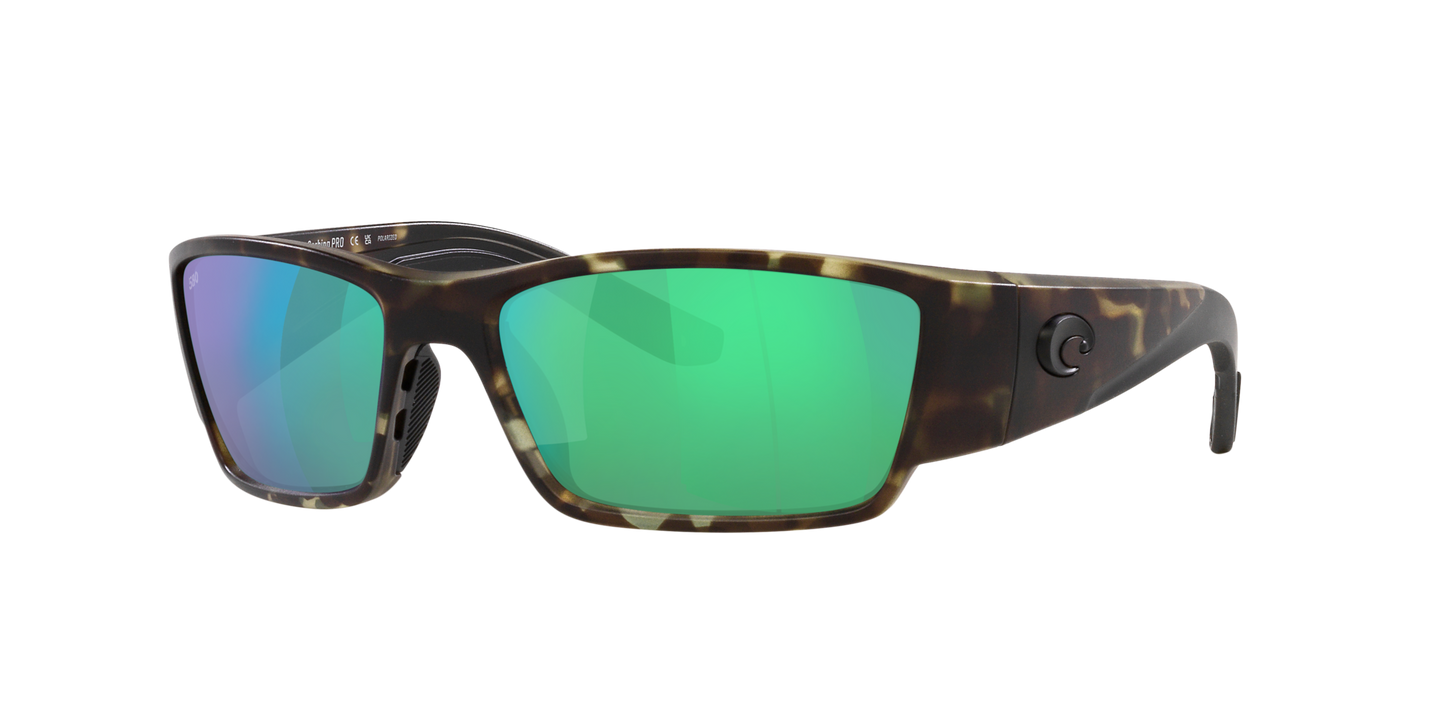 New Authentic Costa Sunglasses-Corbina Pro-Wetlands w/Green Mirror-580G