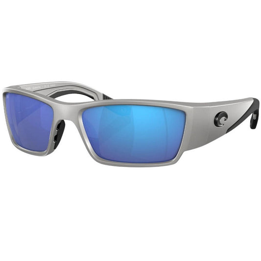 New Authentic Costa Sunglasses-Corbina Pro-Silver Metallic w/Blue Mirror-580G