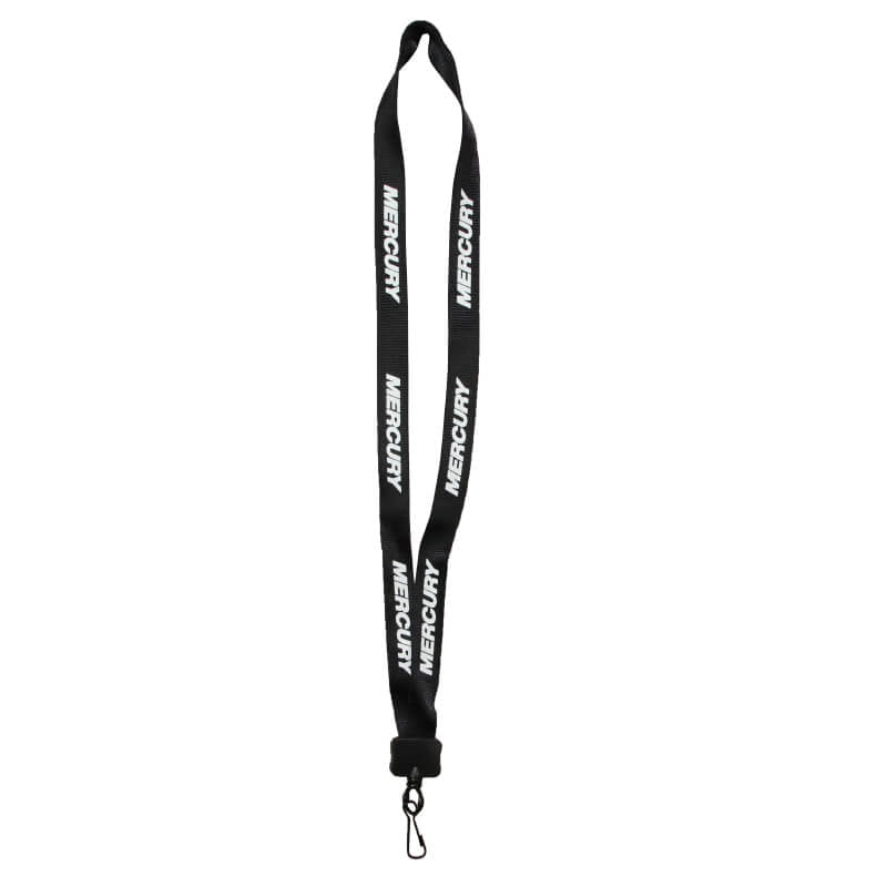 New Authentic Mercury Lanyard-Logo/Black/White – The Loft at Bucks Island