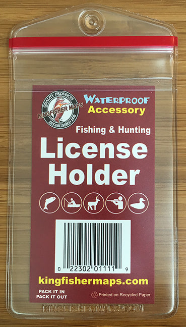 Kingfisher Waterproof License Holder