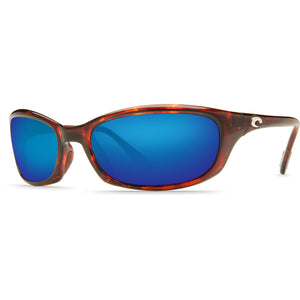 New Authentic Costa Sunglasses-Harpoon 10-Tortoise w/ Blue Mirror-580G