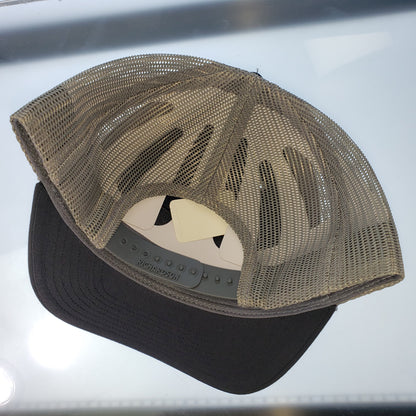 Falcon Boats Hat - Gray/ Black Bill/ Charcoal Mesh /Patch Logo