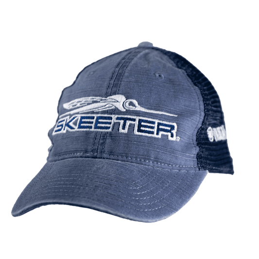 New Authentic Skeeter Hat-Yamaha-Blue Cotton/ Navy Meshed Back-