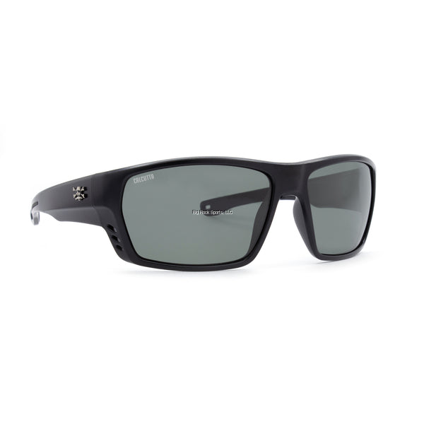 New Authentic Calcutta Fathom Sunglasses-Matte Black/Gray Lens