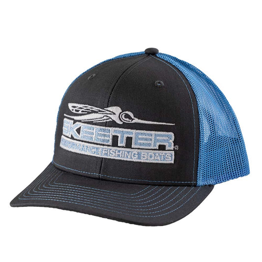 New Authentic Skeeter Hat-Charcoal/Columbia Blue