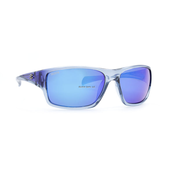 New Authentic Calcutta Chesapeake Sunglasses-Blue Smoke/Blue Mirror Lens