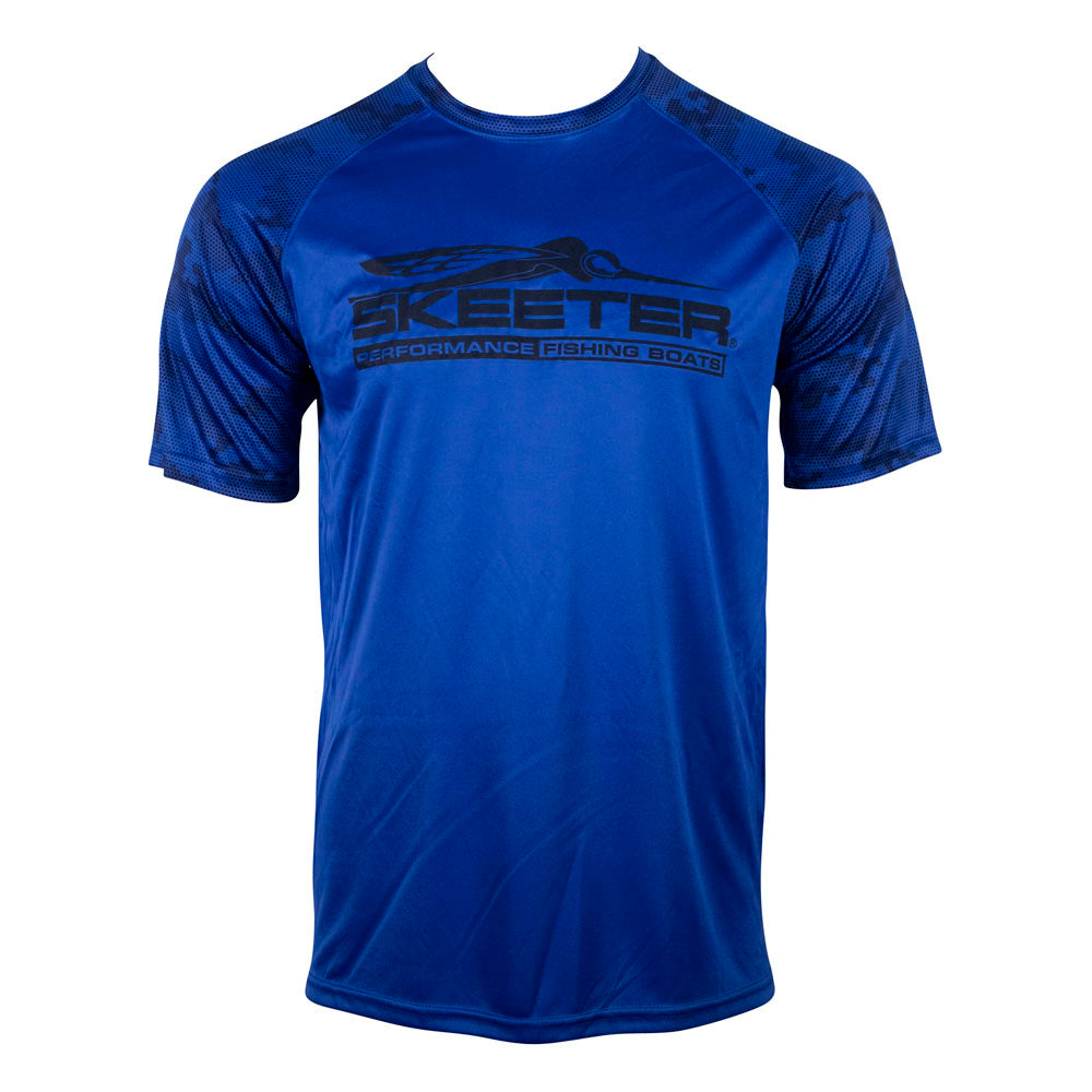 New Authentic Skeeter Performance Shirt-Royal  -