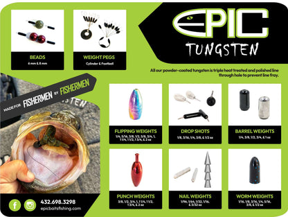 Epic Tungsten Worm Weight-