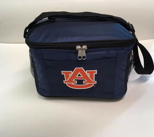 New NCAA Auburn Tigers Insulated Lunch Cooler/ Zip Closure