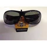 New Authentic Calcutta Venice Sunglasses Shiny Black Frame/ Polarized Gray Lens