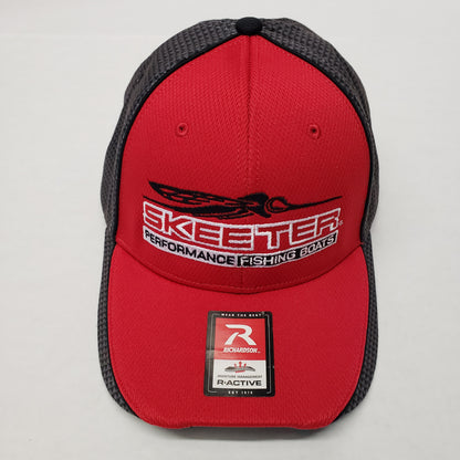 New Authentic Skeeter Hat Richardson Hat  Red/ Black Micro Mesh