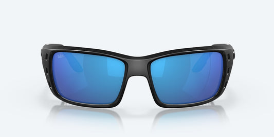 New Authentic Costa Sunglasses-Permit -Blackout Frame/Blue Mirror Lens-580G