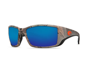 New Authentic Costa Del Mar Blackfin 69 Sunglasses Realtree Xtra Camo w/Blue Mirror Lens 580G