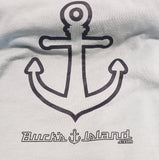 Buck's Island-Olive Green Pullover Hoodie-L