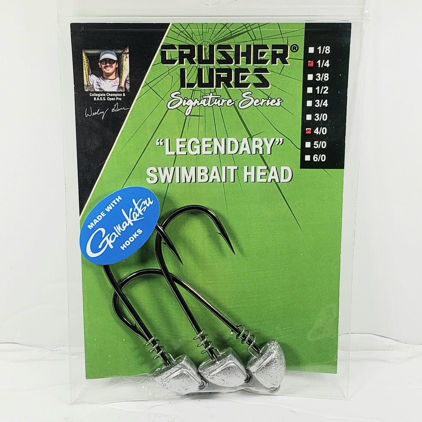 Crusher "Legendary" Swimbait Head 1/4-4/0 Hook