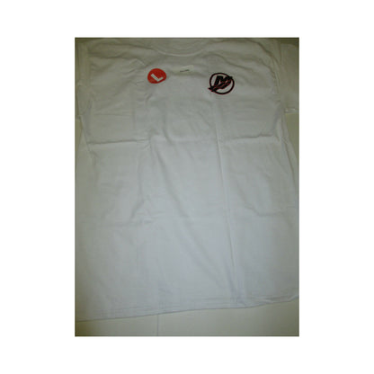 New Authentic Mercury Marine Short Sleeve Shirt-Large- White/ Red Cursive Mercury Outboards on Back