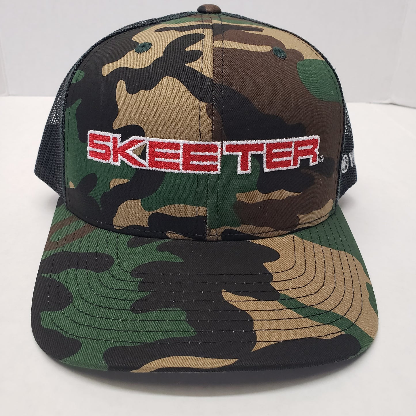 New Authentic Skeeter Richardson Hat Black Camo Trucker