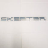 New Authentic Chrome Skeeter Emblem 25" X 2 1/4"  91171412