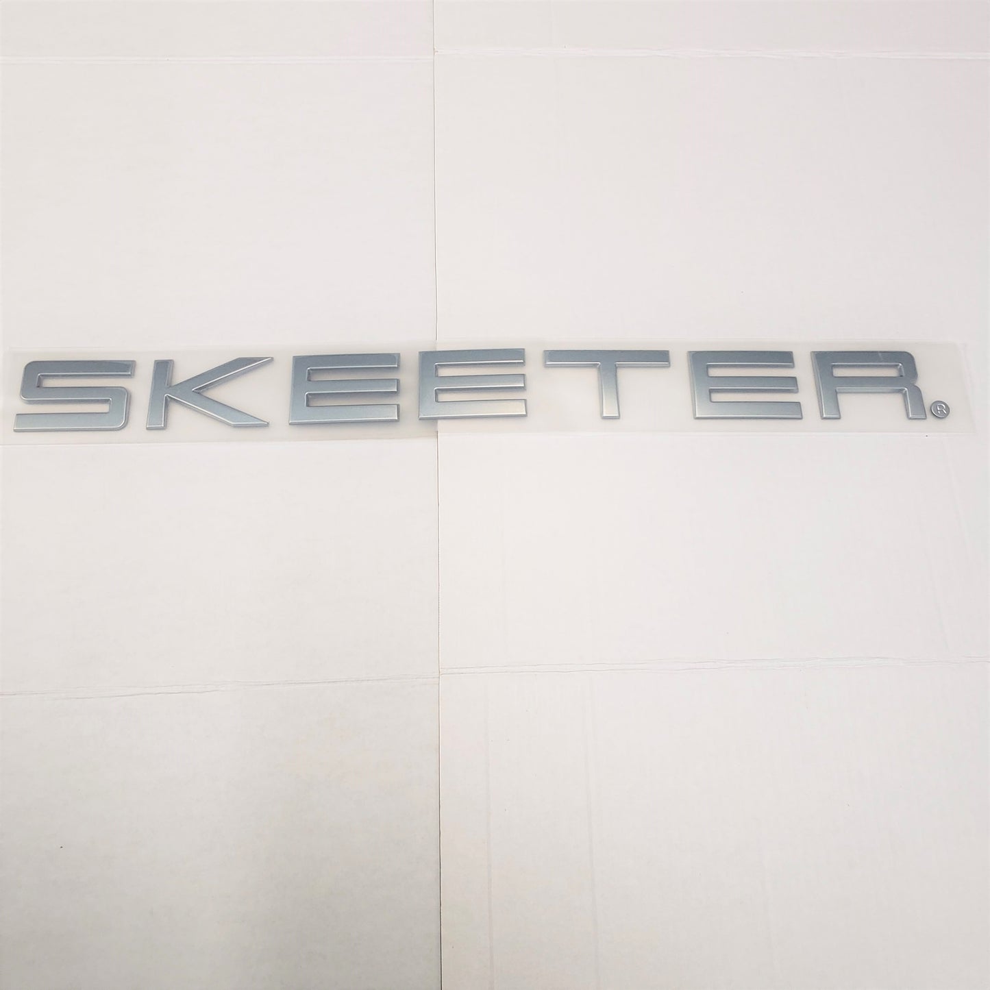 New Authentic Chrome Skeeter Emblem 32" x  2.6822"  -91171476