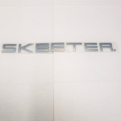 New Authentic Chrome Skeeter Emblem 32" x  2.6822"  -91171476