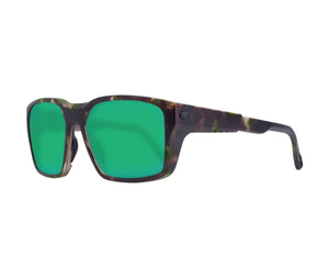 New Authentic Costa Del Mar Tailwalker Sunglasses 254 Matte Wetlands w/Green Mirror Lens