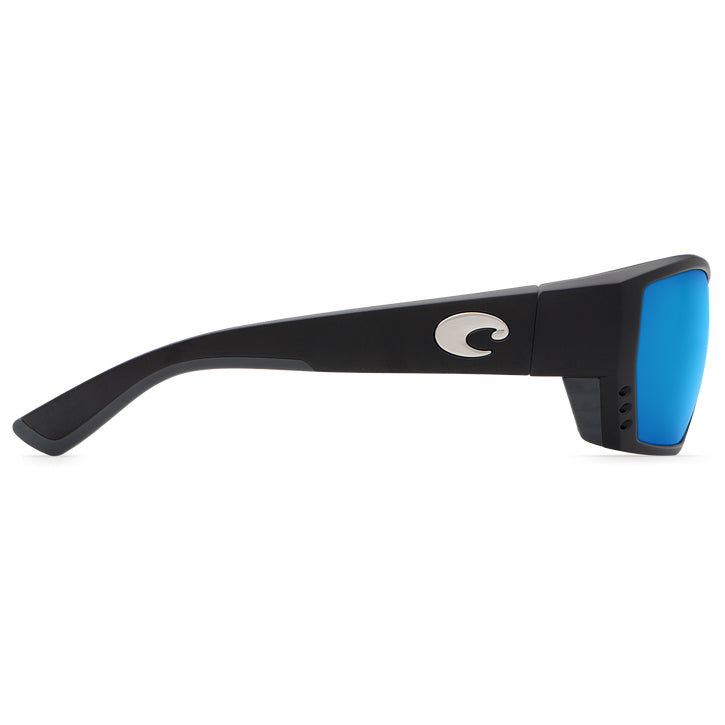 New Authentic Costa Tuna Alley Reader Sunglasses Matte Black Frame/ Blue Mirror Lens 580P C-Mate 2.00