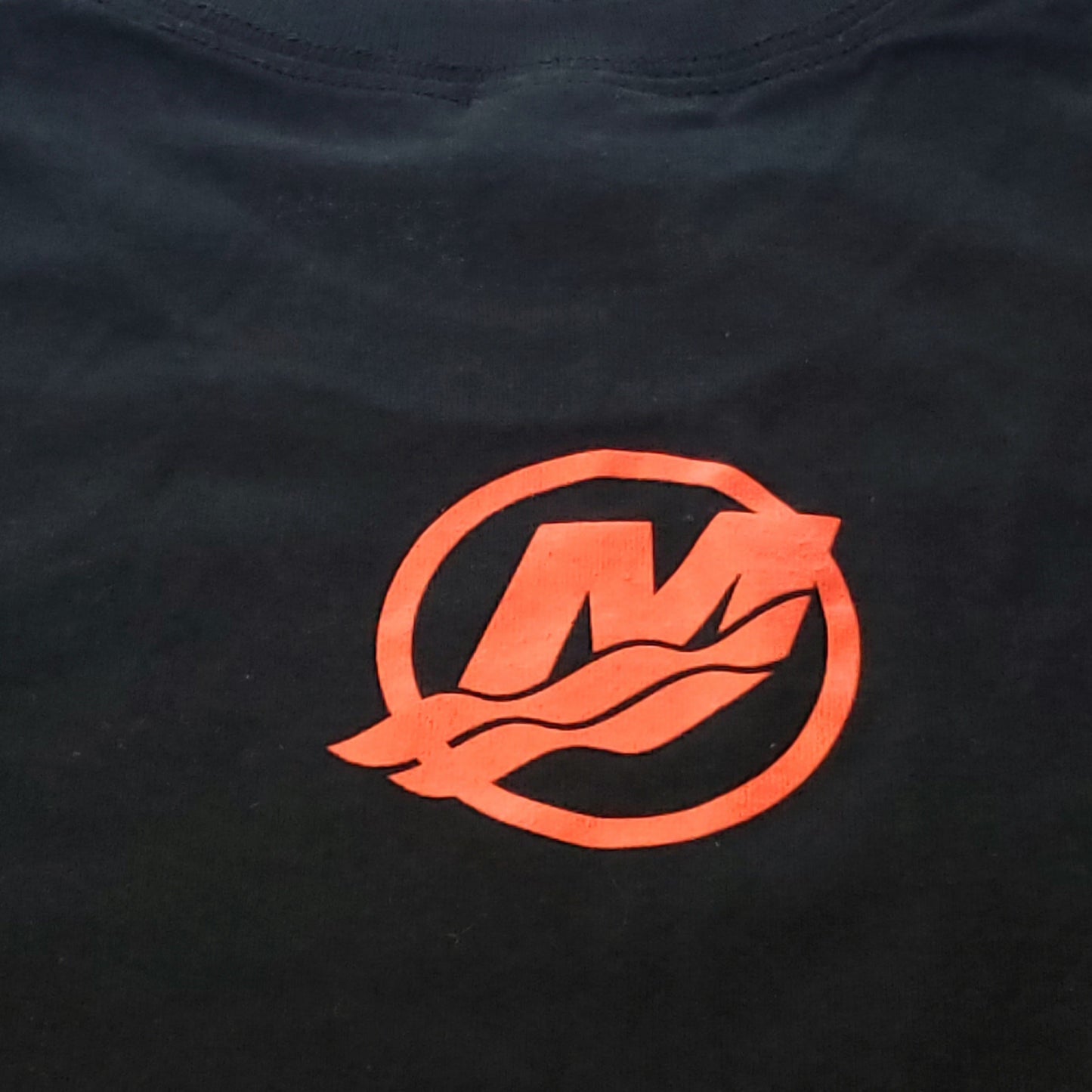 New Authentic Mercury Marine Short Sleeve Shirt Black/ Mercury on Front/ Logo on Back  2XL
