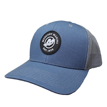 New Authentic Mercury Caslan Hat Slate Blue/Gray Mesh