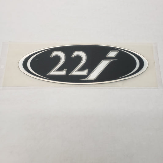 New Authentic Skeeter 22i Emblem Black 8 1/2" X 2 7/8" 22i