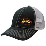 NEW Lew's Hat Adjustable Black/ Gray Mesh