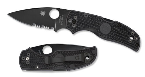 Spyderco  Native 5 Plain/Ser Black Blade FRN C41PSBBK