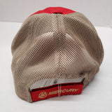 Authentic Mercury Marine Hat Red/ Khaki Mesh
