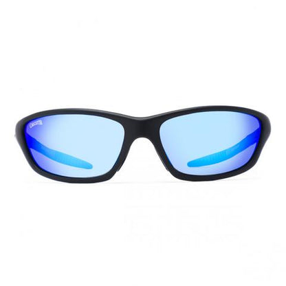 New Authentic Calcutta Tellico Sunglasses Matt Black Frame/ Polarized Blue Mirror Lens