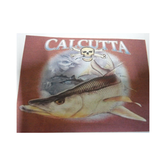 New Authentic Calcutta Short Sleeve Shirt Rust/ Back Snook Large