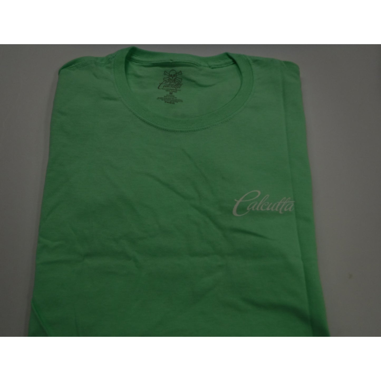 New Authentic Calcutta Short Sleeve Shirt Mint Green/ Back Salty-Sandy-Sassy Medium