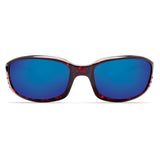 New Authentic Costa Brine Sunglasses Tortoise Frame/ Blue Mirror Glass Lens 580G