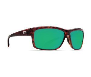New Authentic Costa Mag Bay Sunglasses Tortoise/Green Mirror 580P