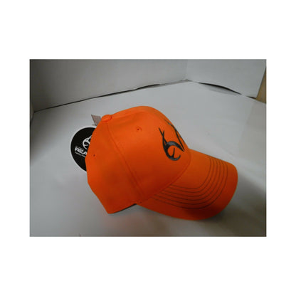New Authentic RealTree Hat Adjustable Orange/ Brown RealTree Logo/ Mid-Profile