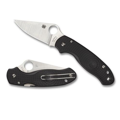 Spyderco C223PBK Para 3 Lightweight Plain Edge 2.92" Folding Knife Pocket Folder