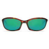 New Authentic Costa Harpoon Polarized Sunglasses Tortoise Frame Green Mirror Glass Lens