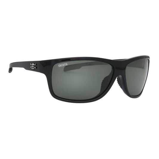 New Authentic Calcutta Drift Sunglasses Shiny Black Frame/ Gray Lens