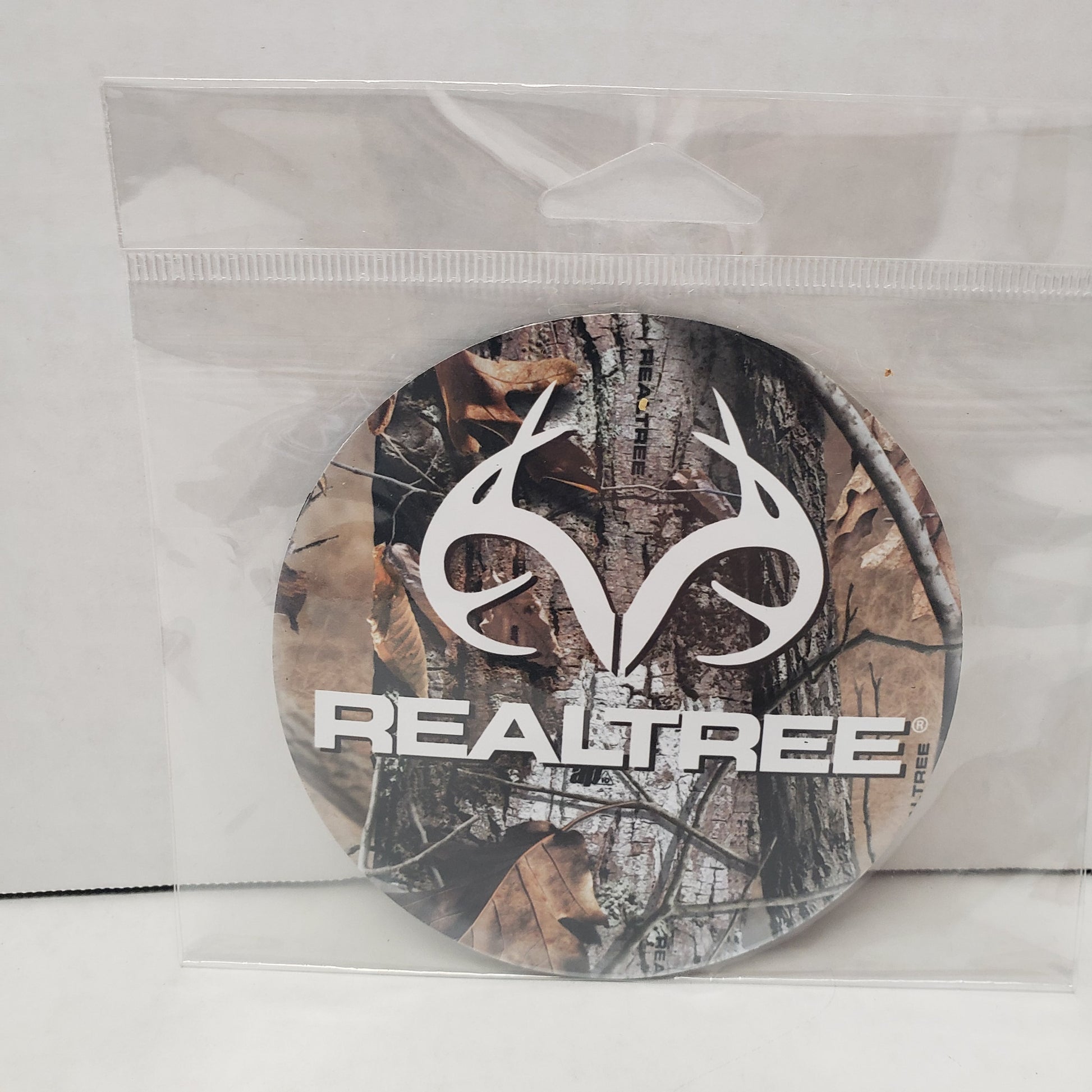 Camo/ Realtree & Symbol in White