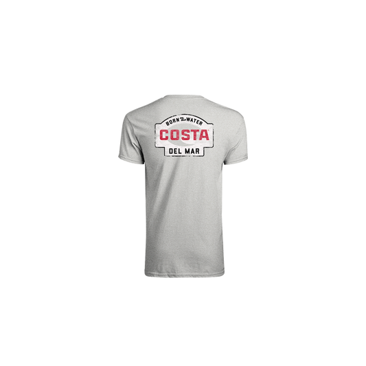 New Authentic Costa Miramar Short Sleeve T-Shirt Gray