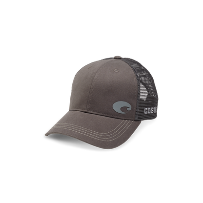New Authentic Costa Offset C Trucker Hat Adjustable Gray